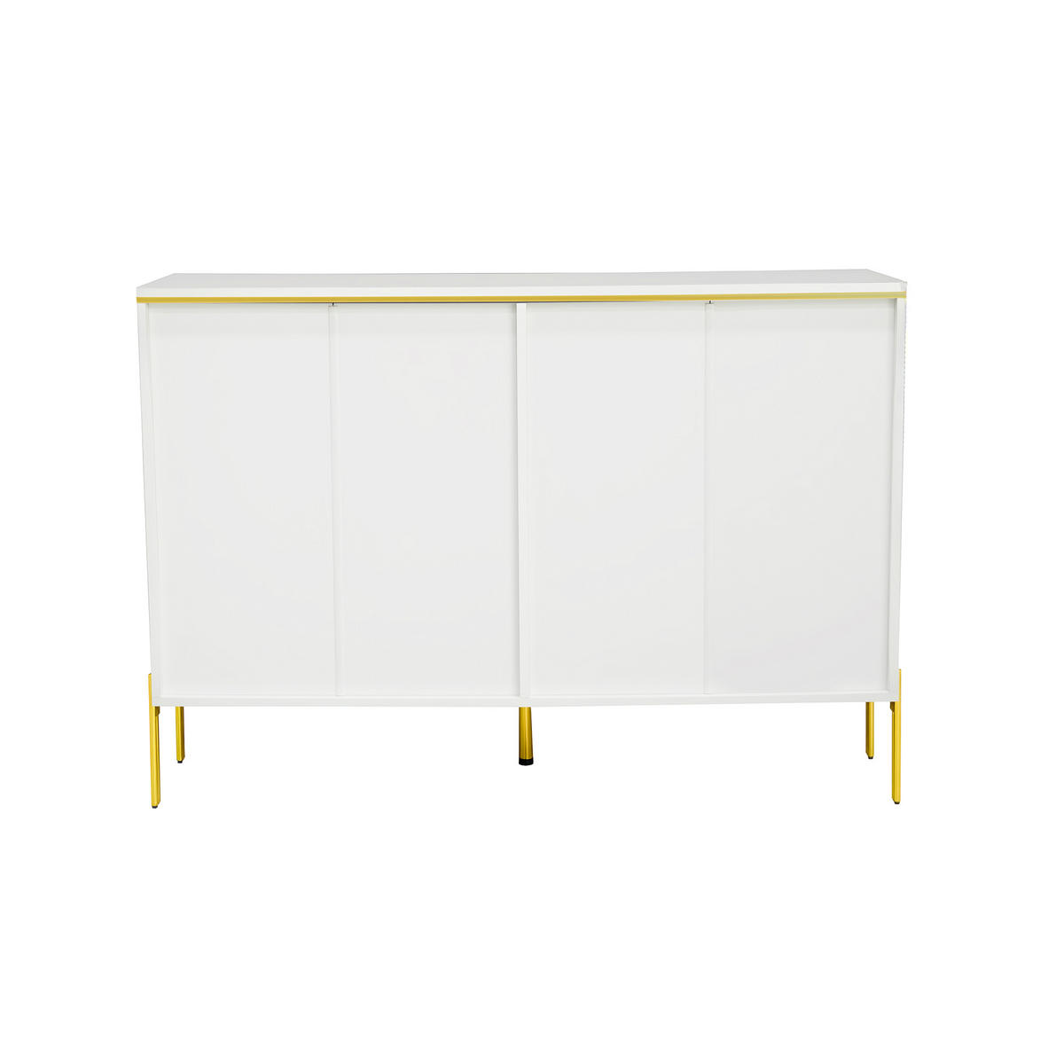SIDEBOARD Weiß 120/40/85,5 cm - Weiß, Holzwerkstoff (120/85.5/40cm) - PANGIVO
