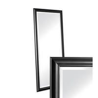 WANDSPIEGEL XL 180x80 cm, Schwarz, Holz - Schwarz, Holz (80/180/80cm) - dasmöbelwerk