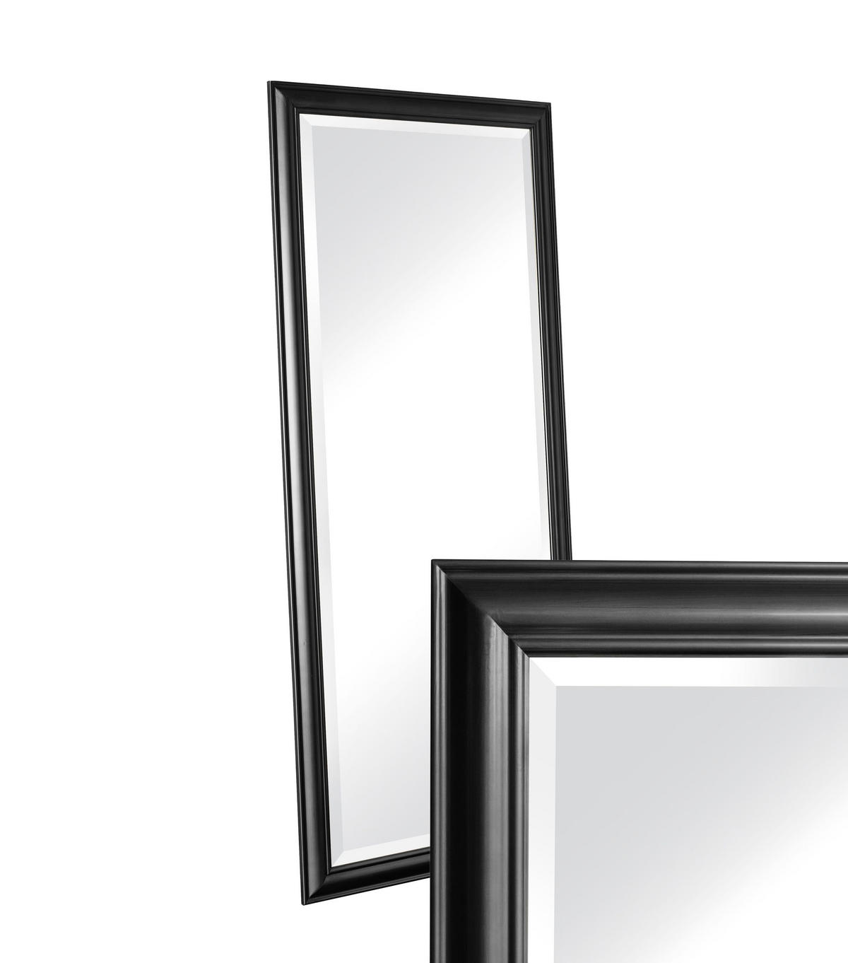 WANDSPIEGEL XL 180x80 cm, Schwarz, Holz - Schwarz, Holz (80/180/80cm) - dasmöbelwerk