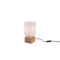 TISCHLAMPE WOODY - - 0/0/30 cm - Orange, Holzwerkstoff (12/12/30cm) - Trio Leuchten