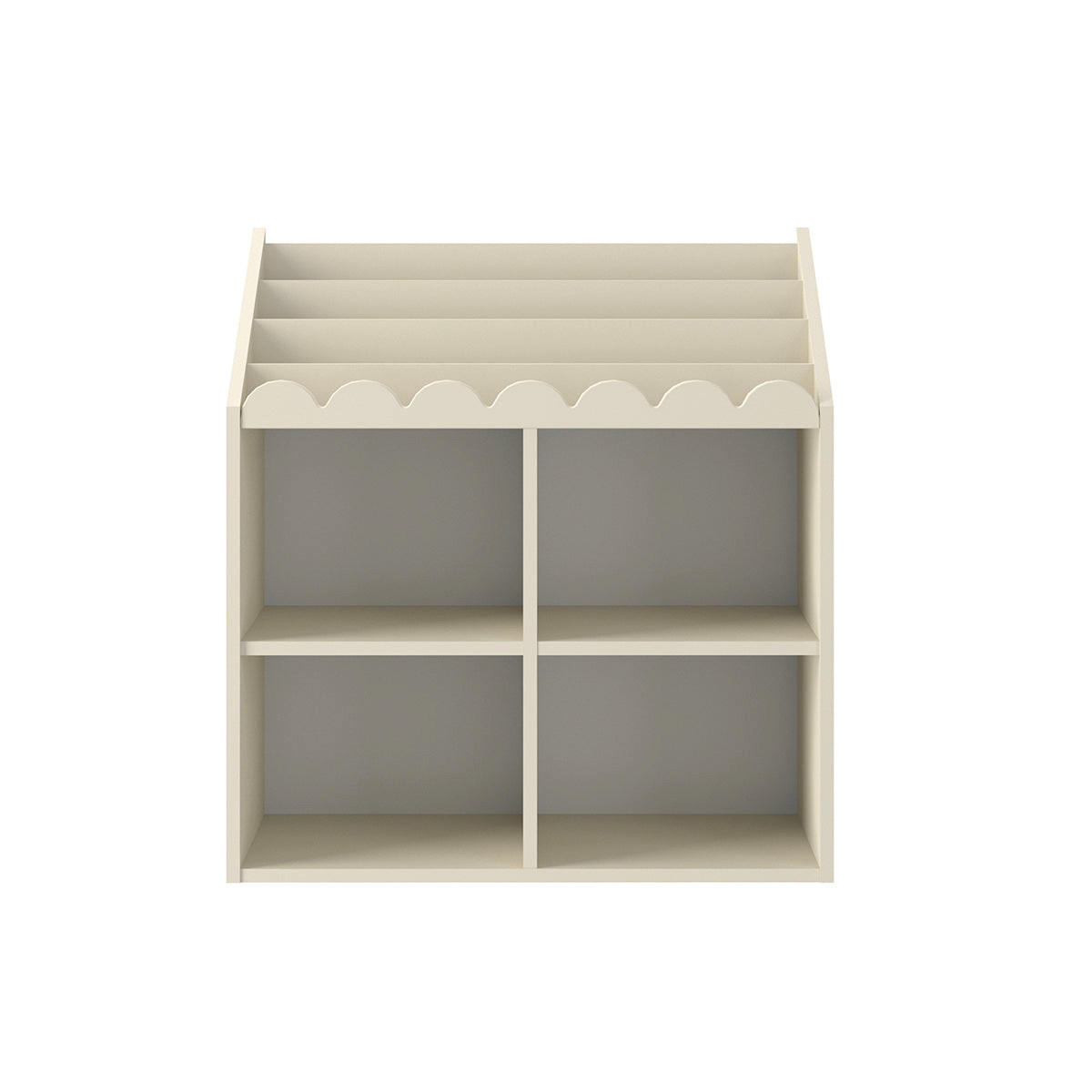 REGÁL NA KNIHY Book Nook Béžová - béžová, kompozitné drevo (71/76/33cm) - Petits-meubles