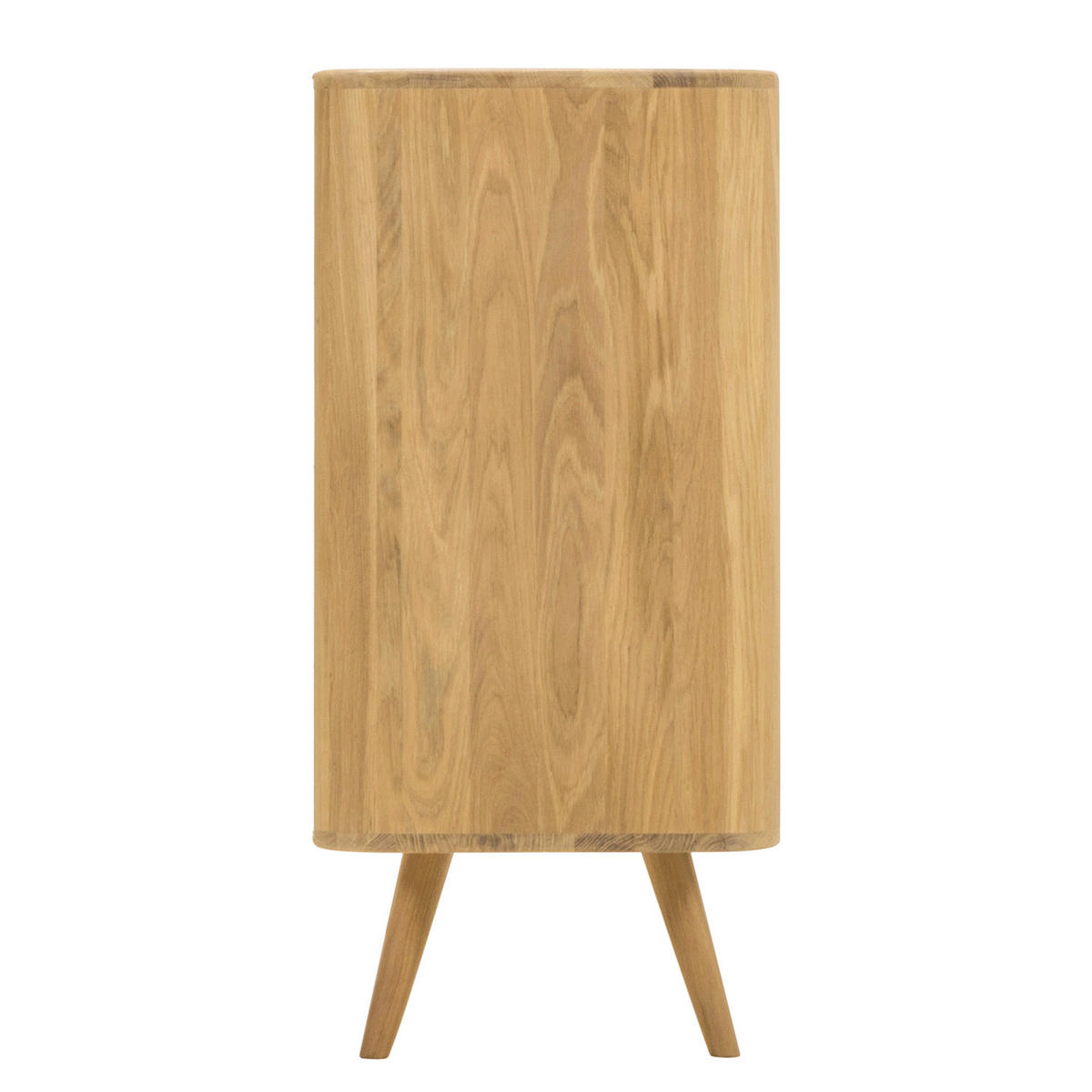 KOMMODE mit Schubladen - Wildeiche teilmassiv - Wildeiche/Weiß, Holz/Holzwerkstoff (120/90/42cm) - home24