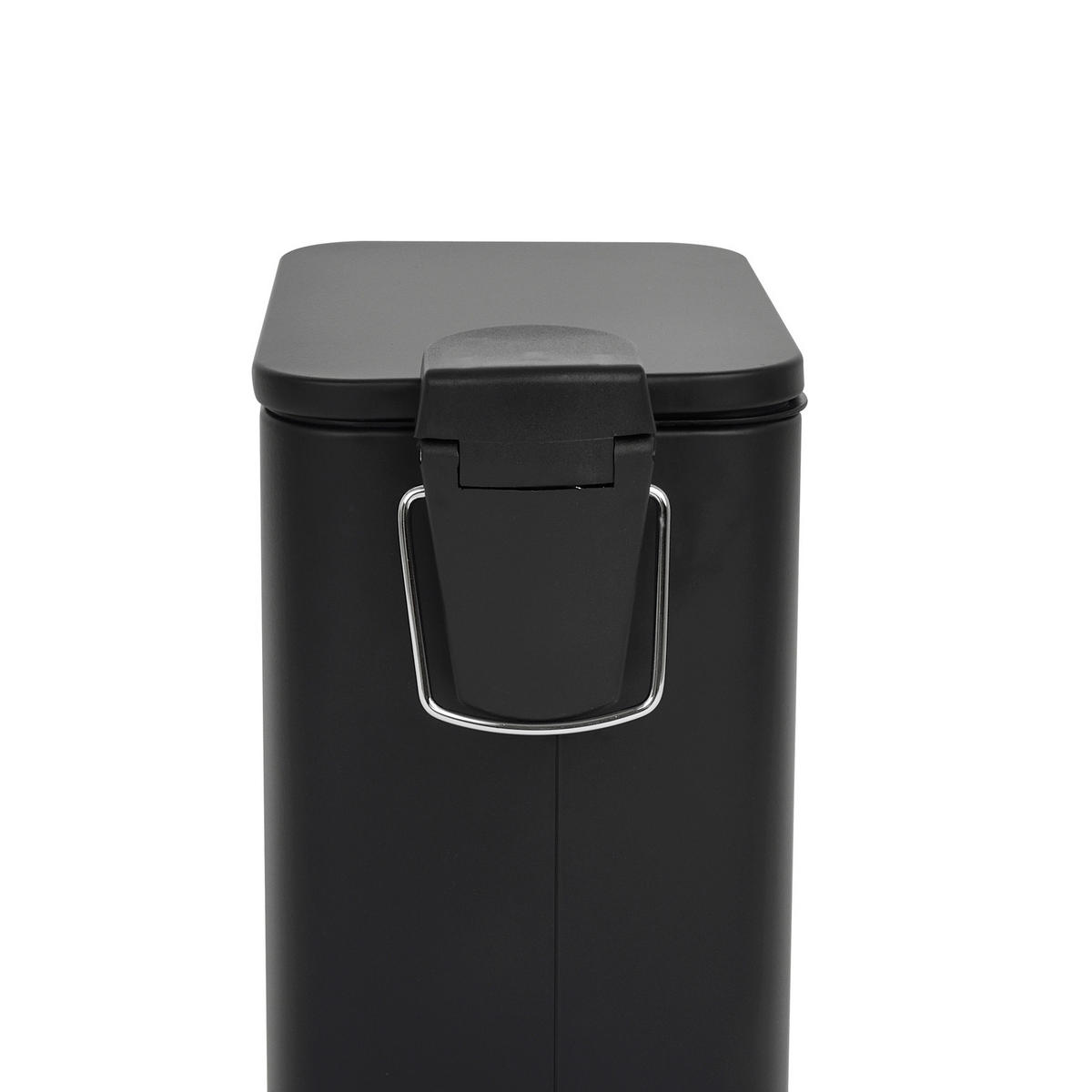 MÜLLEIMER ST5 5L Schwarz - Schwarz, Metall (14/28/29cm) - SVITA