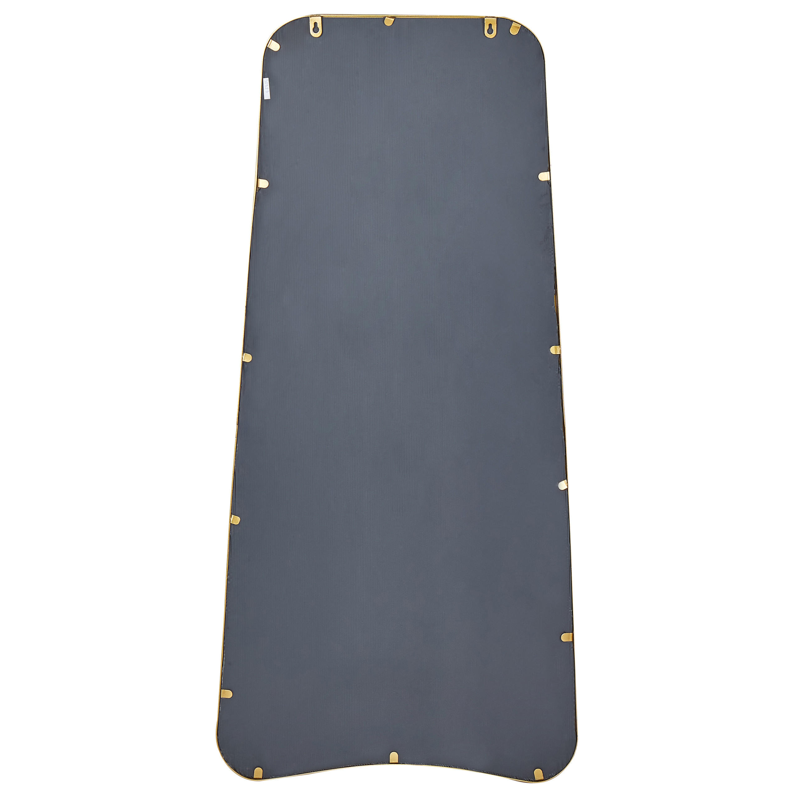 WANDSPIEGEL Metall gold 58/122 cm Levet - Goldfarben, Metall (58/122/3cm) - Beliani