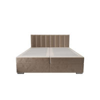 BOXBETT ZILANO 2 mit Matratze H3 und Topper 140x200 Itaka 48 - Cappuccino, Holz/Textil (140/200cm) - Bedante