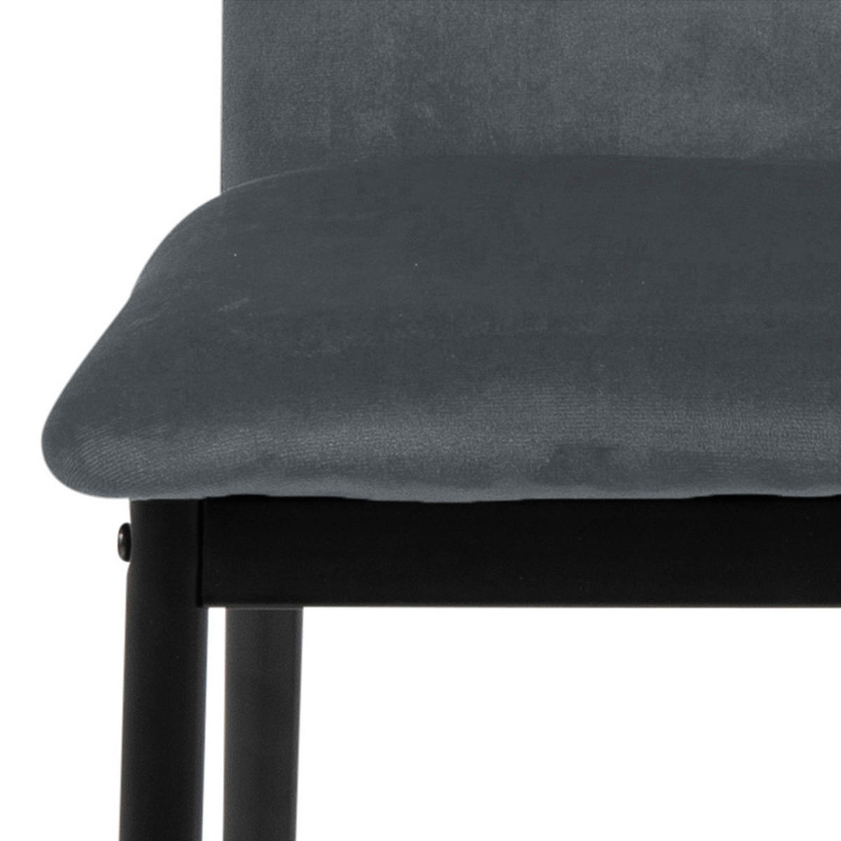 STUHL 4er-Set grau - Grau, Holzwerkstoff (44/92/53cm) - ebuy24