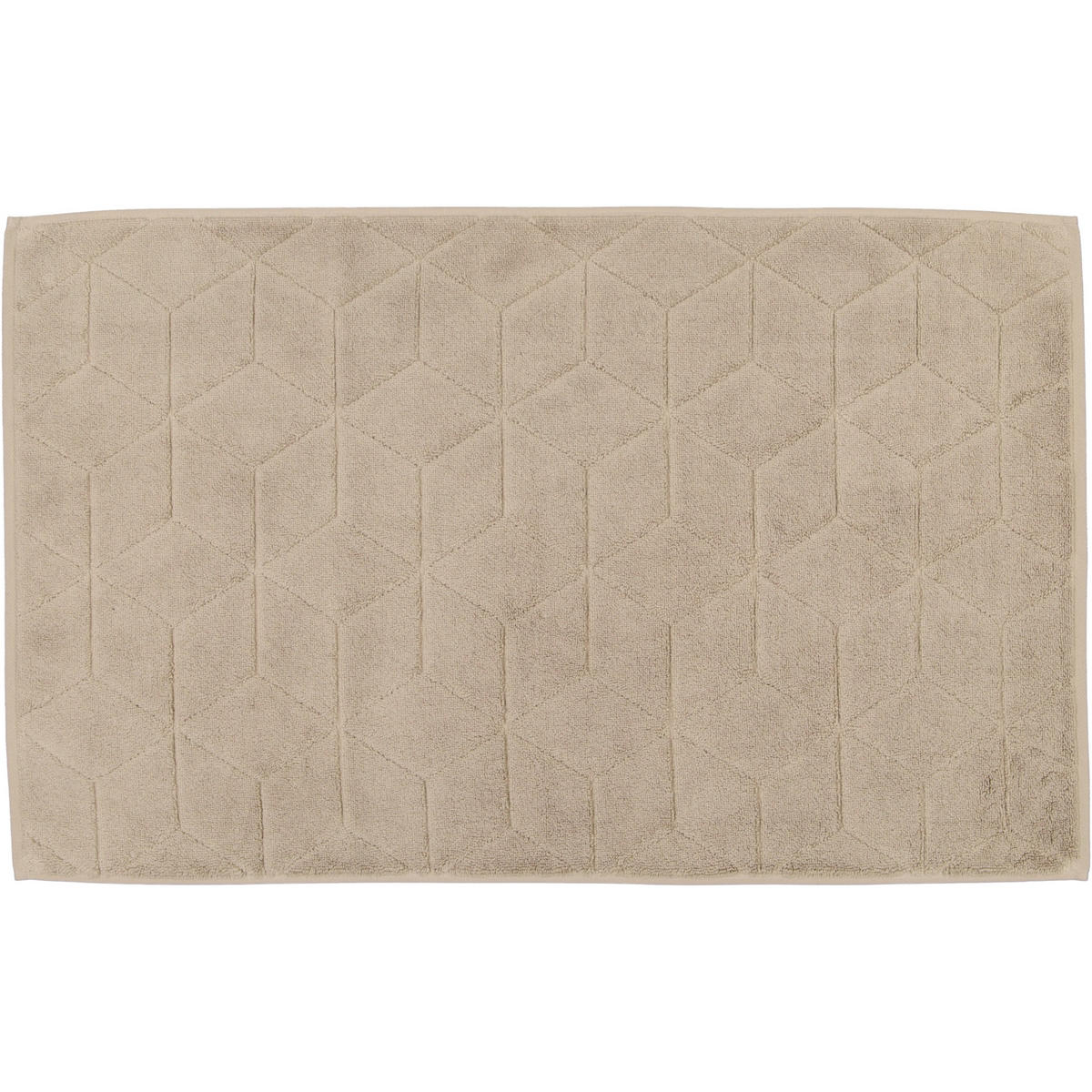 BADEMATTEN COORDINATES CARRÉ 2553 SAND - 339 - Sandfarben, Textil (50/80cm) - Zöllner