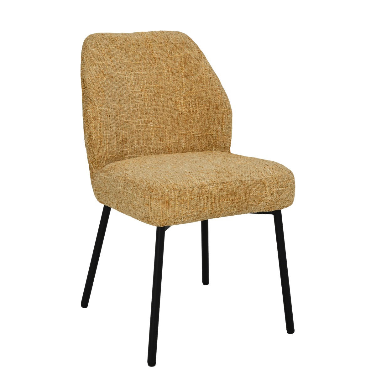 ESSZIMMERSTÜHLE Tess Gelb 63/48/83 cm - Dunkelgelb, Textil (48/83/63cm) - Livingfurn