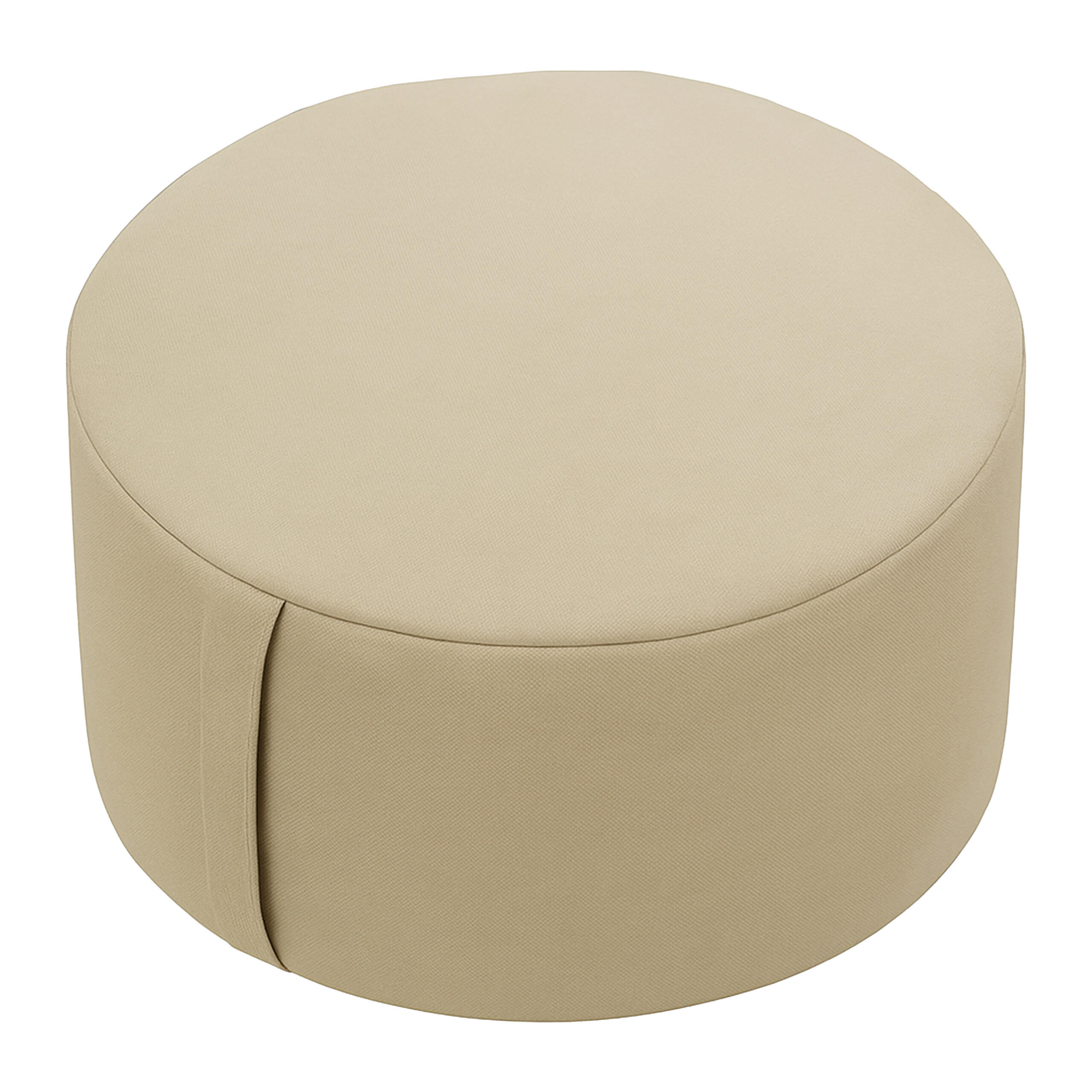 MEDITATIONSKISSEN - Beige, Naturmaterialen/Textil (33/33/13cm) - Relaxdays