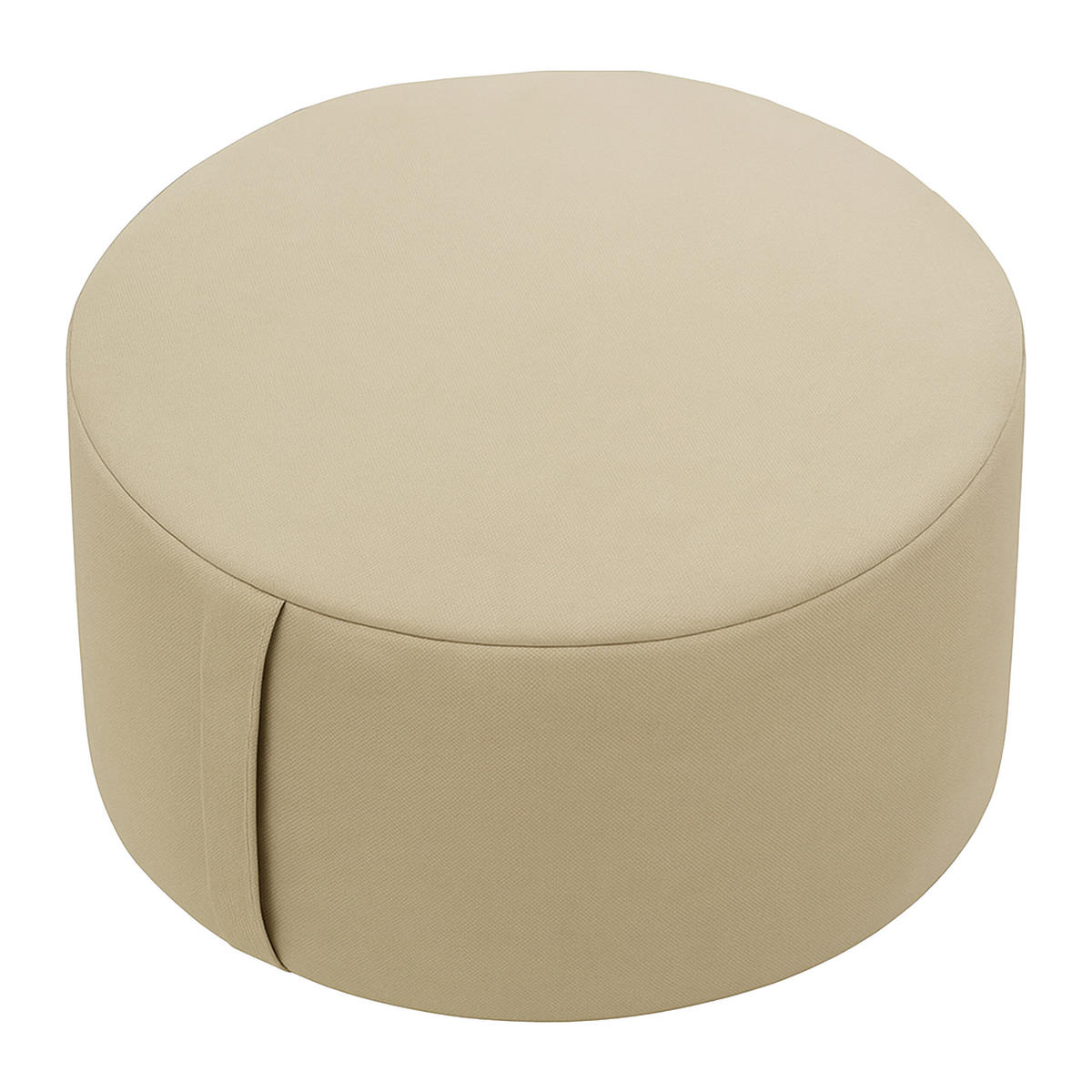 MEDITATIONSKISSEN - Beige, Naturmaterialien/Textil (33/33/13cm) - Relaxdays