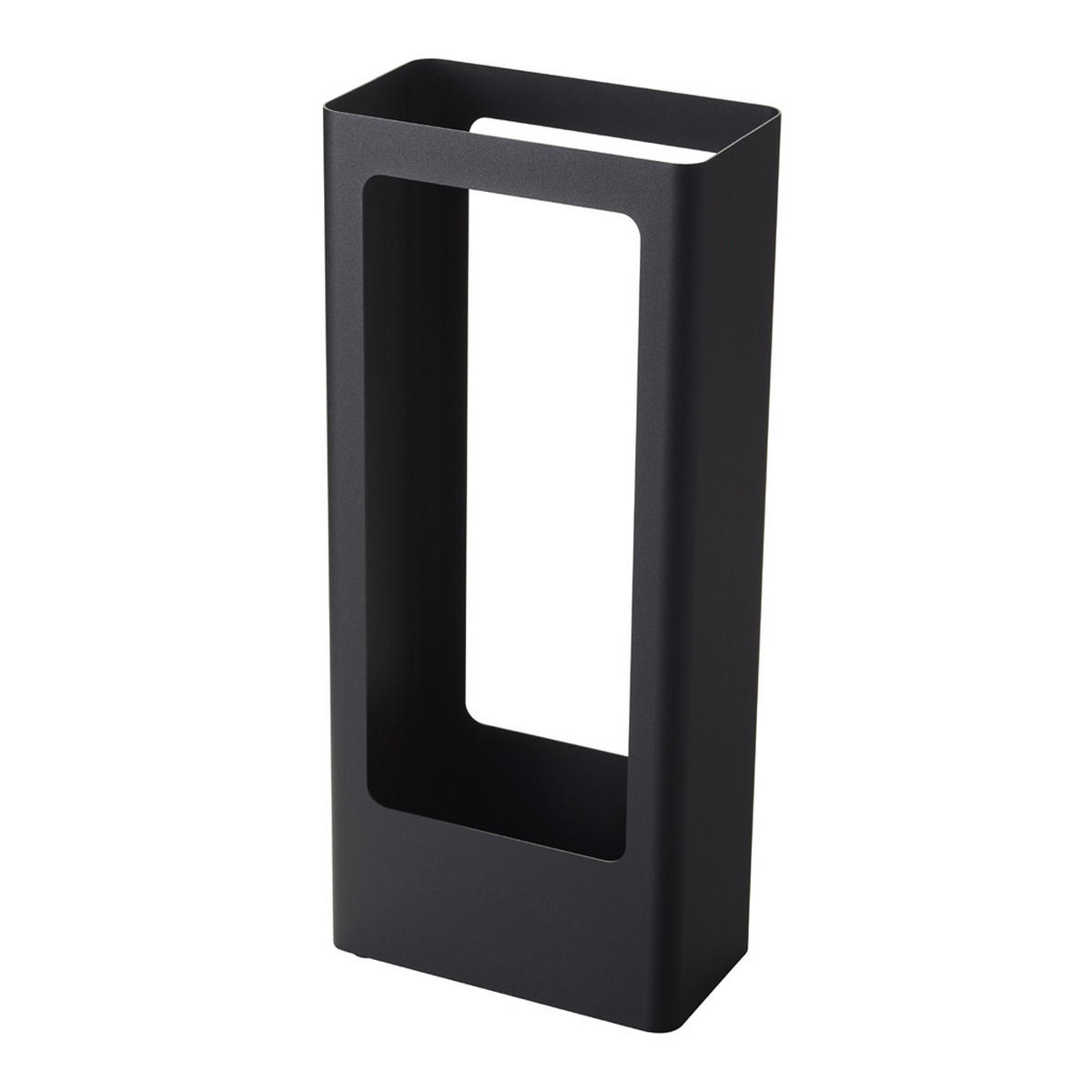 SCHIRMSTÄNDER Tower schwarz 12/22/50 cm - Schwarz, Metall (22/44/12cm) - Yamazaki