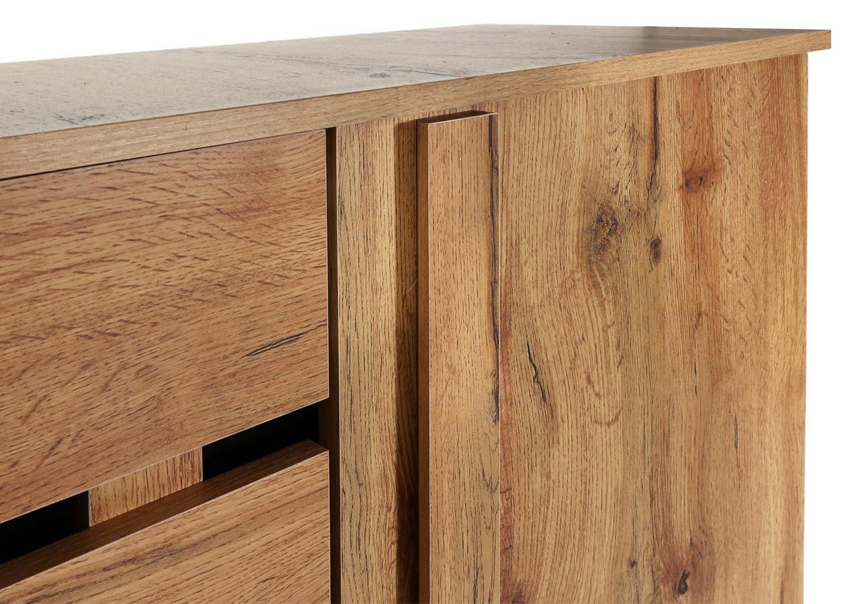 SCHRANK Braun - Braun, Holz (80/162/32cm) - MCW