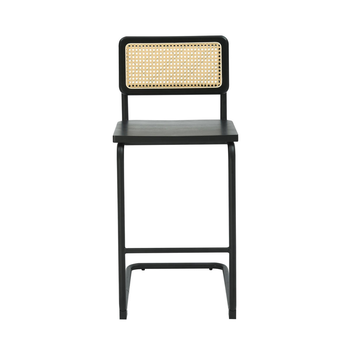 STUHL 2-tlg., Schwarz - Schwarz, Holz (55/96/45cm) - Oviala