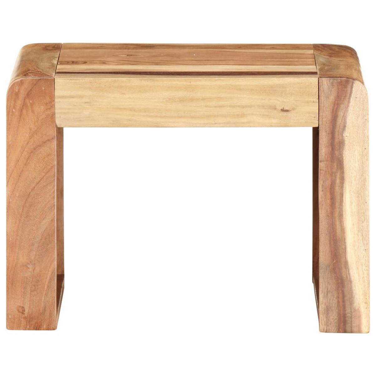 BEISTELLTISCH 43/40/30 Cm Akazie Massivholz - Braun, Holz (43/40/30cm) - vidaXL