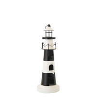 NISTKASTEN LEUCHTTURM - Weiß, Metall (35.5/63/55cm) - J-Line