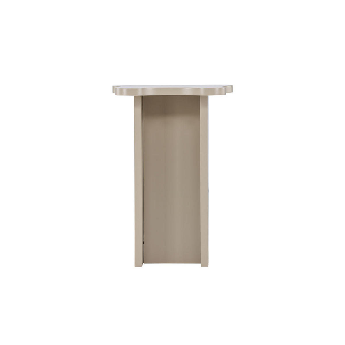 ECKTISCH, Molde, Beige, MDF, 30 x 42 x 62 cm - Beige, Holzwerkstoff (42/30/62cm) - ebuy24