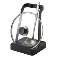 KOCHLÖFFEL-STÄNDER - Schwarz, Kunststoff/Metall (10/15/10cm) - Relaxdays