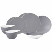 EINSTEIGER-SET Life Fashion Elegant Grey 8er Set - Grau, Keramik (1/1/1cm) - Seltmann Weiden