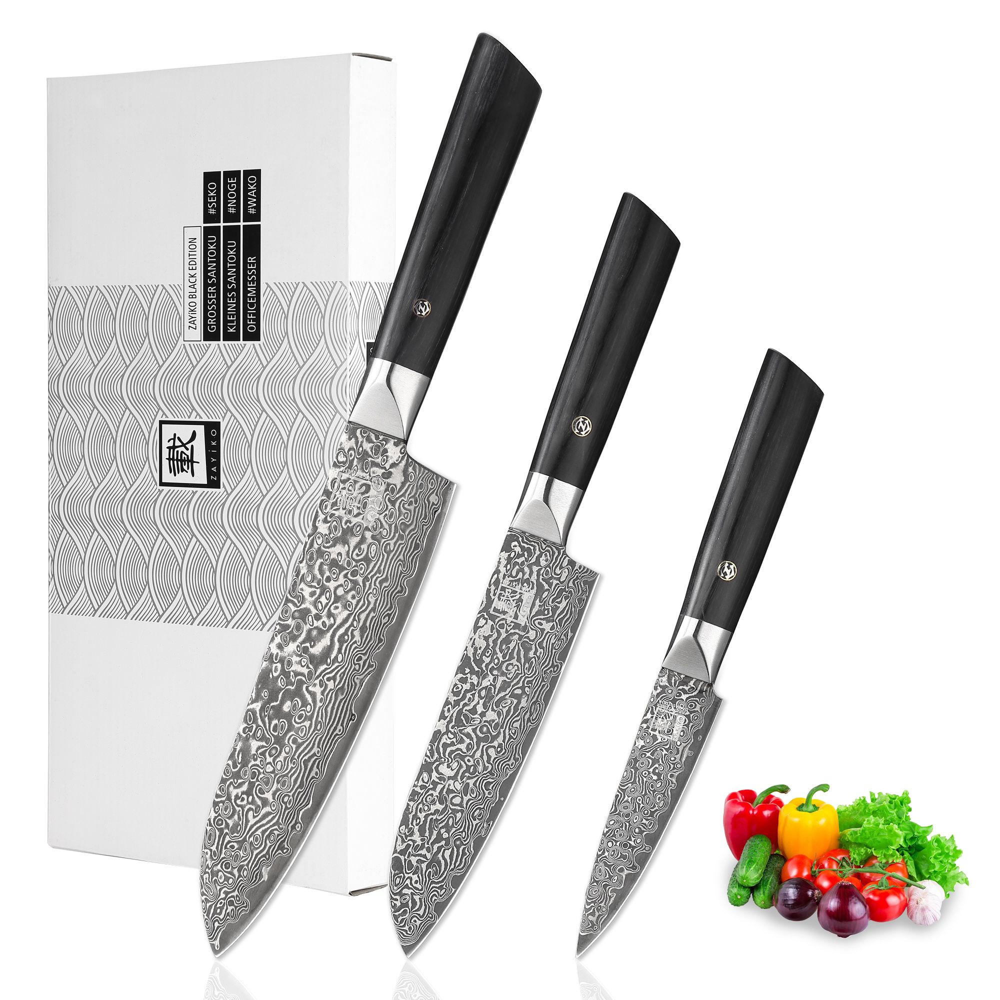 Zayiko Messer-Set Schwarz