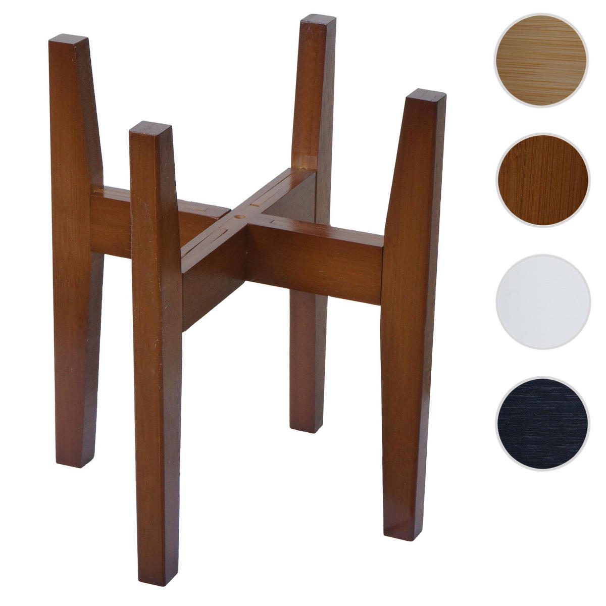 PFLANZENSTÄNDER Braun - Braun, Holz (37/37/30cm) - MCW