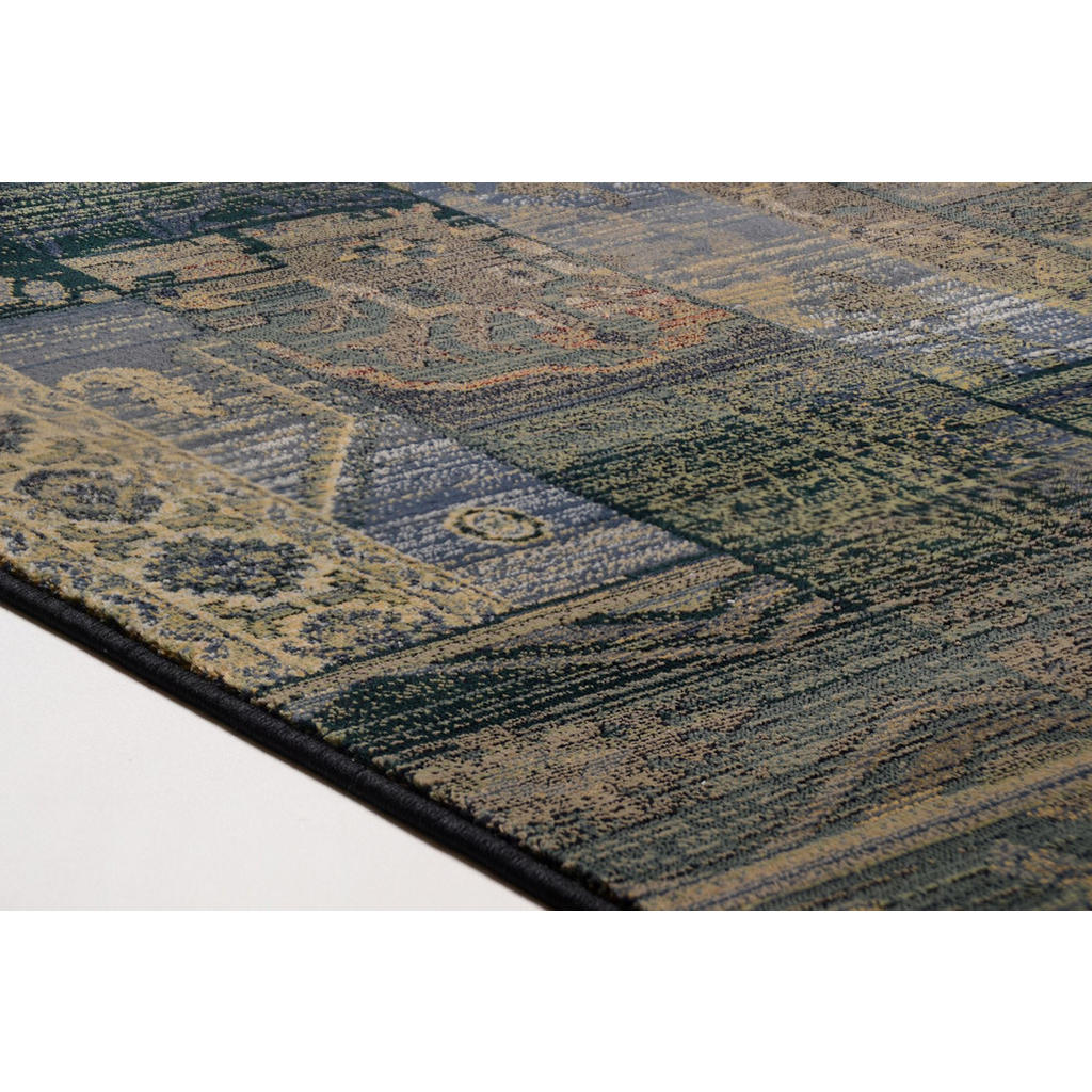 Thumbnail - Theko Webteppich, Blau, Textil, Patchwork, Rechteckig, 160x235 cm, Oeko-Tex®, für Fußbodenheizung geeignet, Teppiche & B...
