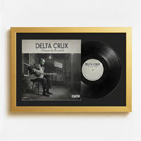 SCHALLPLATTEN BILDERRAHMEN 40/60 2er Set - Goldfarben, Holz (60/40cm) - K-Möbel