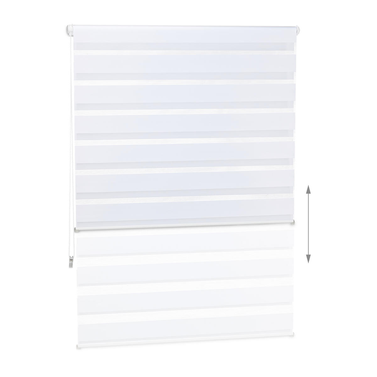 DOPPELROLLO Klemmfix - Multicolor, Kunststoff/Textil (100/156/6.5cm) - Relaxdays