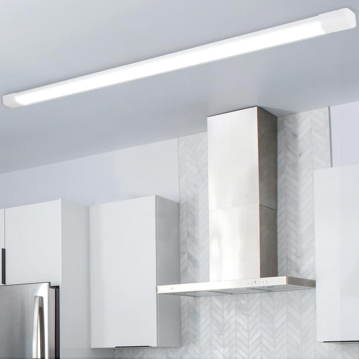 LED-DECKENLEUCHTE 120/5.7/2.6 cm - Weiß, Kunststoff (120/5.7/2.6cm) - Nettlife