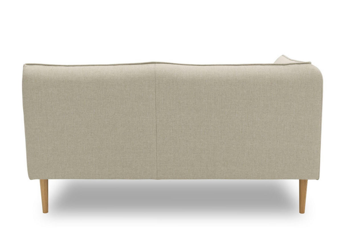 GARTENLOUNGE-SOFA 2-Sitzer Links Braelyn 159x82x82 Outdoorbezug sand - Sandfarben, Kunststoff (159/82/82cm) - 58aufmkessel