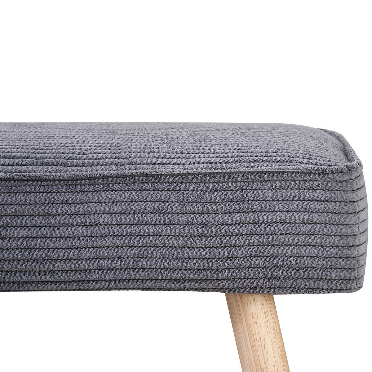 SITZBANK EMIL 160/42/50 cm Anthrazit - Anthrazit, Holz/Textil (160/50/42cm) - B&D Home