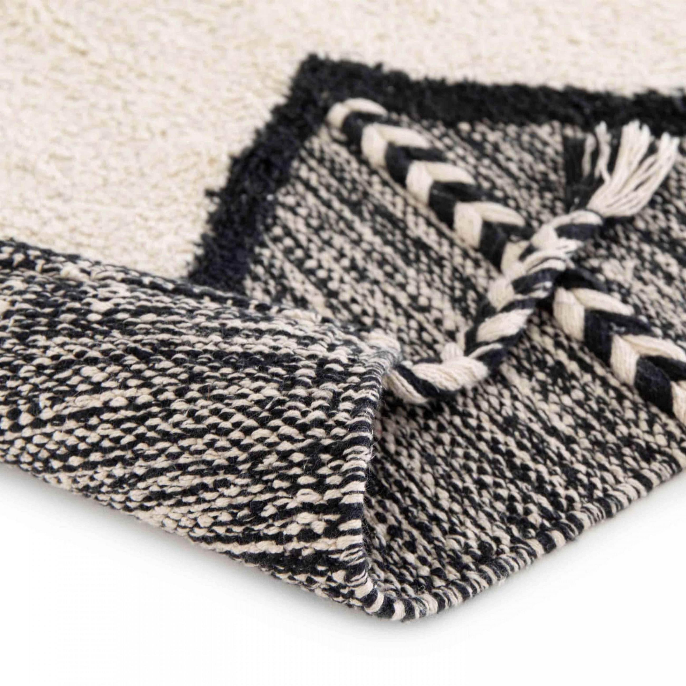 TEPPICH, 80 x 200 cm, Weiß - Weiß, Textil (200/80cm) - Oviala