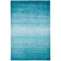 TUFTTEPPICH Wool Comfort 160x230 cm - Türkis, Textil (160/230cm) - THEKO