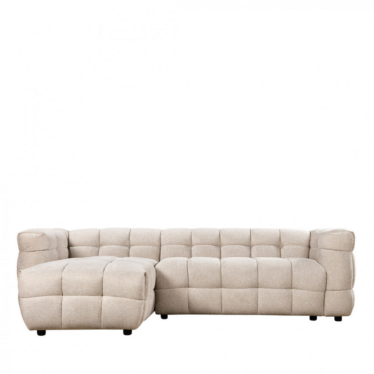 ECKSOFA - Heidebeige - Beige, Textil (266/87cm) - Drawer