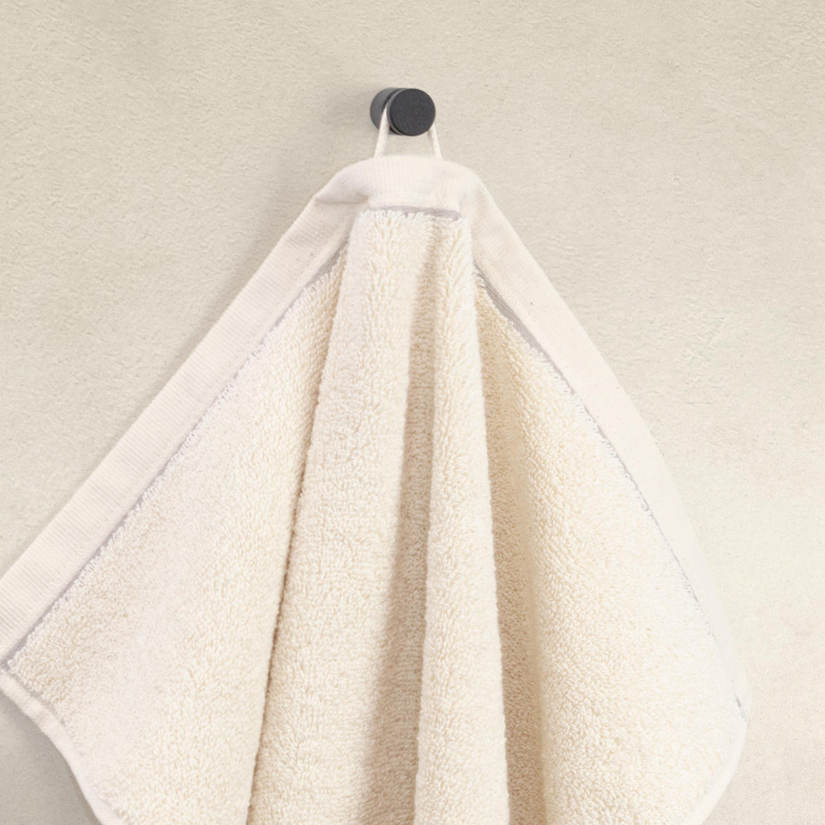 HANDTUCH COSY KNITS - Kaschmir/Naturfarben, Textil (50/100cm) - MÖVE