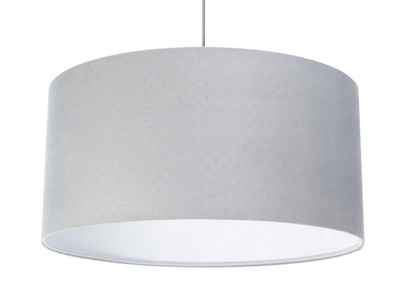 HÄNGELEUCHTE Grau 50/25 cm - Weiß/Grau, Kunststoff (50/0.8/25cm) - ONZENO
