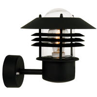WANDLEUCHTE Vejers - Schwarz - 22/23 cm - Schwarz, Metall (22/23/23cm) - Nordlux