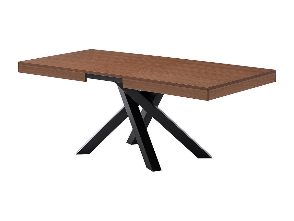 ESSTISCH - 6 Personen, 8 Personen, 10 Personen - holz - naturfarben dunkel Catonav - Naturfarben, Holz/Metall (90/160/75cm) - Vente-Unique