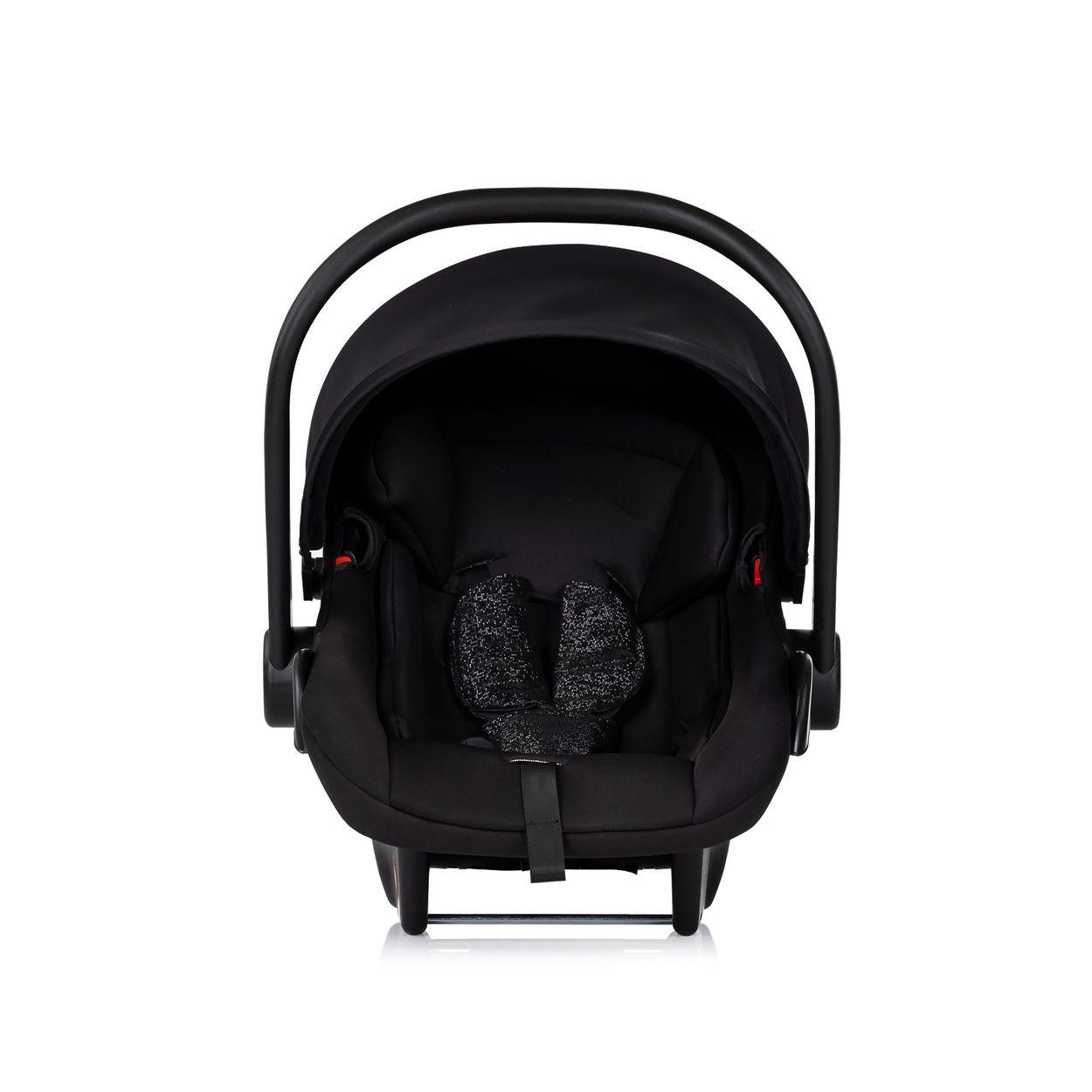 BABYSCHALE SET Vista schwarz Station Vista i-Size (40-87cm) verstellbar - Schwarz, Kunststoff (43/56/60cm) - Chipolino