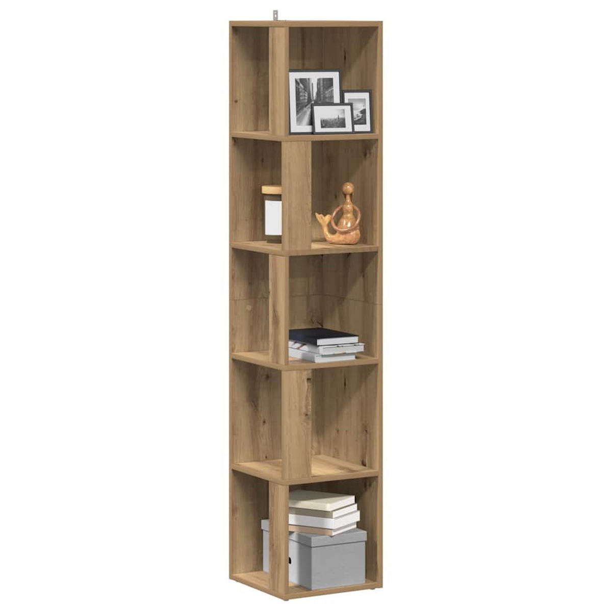 ECKREGAL Artisan-Eiche 33/33/165 Cm Holzwerkstoff - Braun, Holzwerkstoff (33/165/33cm) - vidaXL
