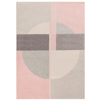TEPPICH Moderner BIBO Rosa 160 x 230 cm - Pink, Textil (160/230cm) - Novatrend