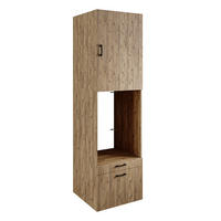 WASCHMASCHINENSCHRANK Serie 2 67cm Breit, 240cm Hoch - Eichefarben, Holzwerkstoff (67/240/67cm)