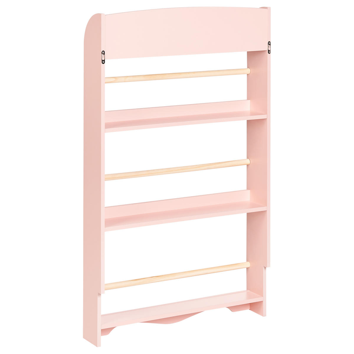 RAFT DE PERETE 100 cm roz pastel Liloet - roz aprins, compozit lemnos (60/100/12cm) - Beliani