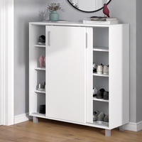 SCHUHSCHRANK Viva Weiß 100.2 x 108 cm - Weiß, Holzwerkstoff (100.2/108/37.5cm) - Vicco