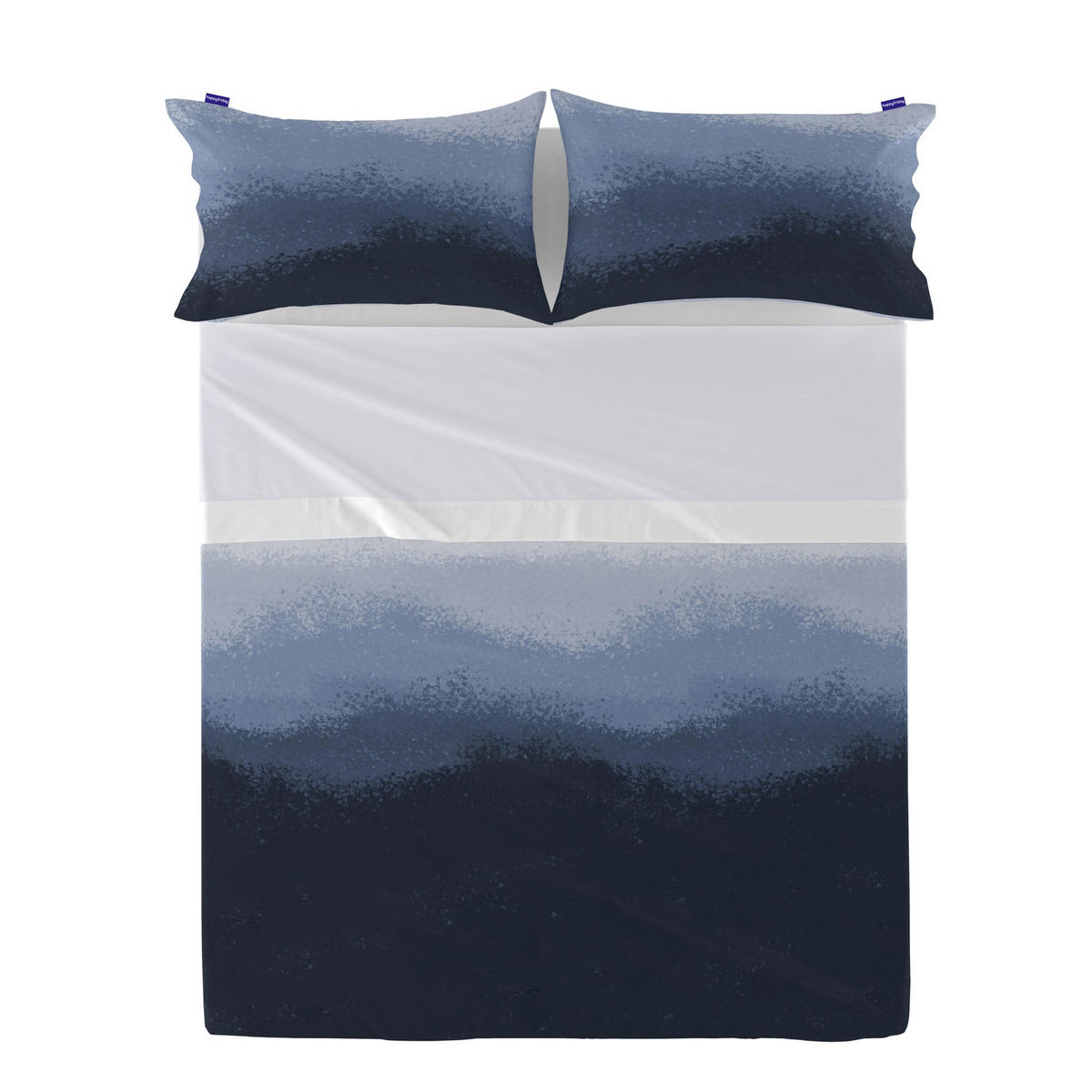 OBERLAKEN Nightfall Dunkelblau 210x270 cm (Komfortgrösse) - Multicolor, Textil (210/270cm) - Happy Friday