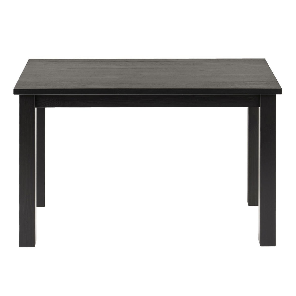 COUCHTISCH Massivholz 38/75/45 cm - Schwarz, Holz (38/75/45cm) - hagge home