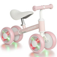 KINDER-LAUFRAD Stahl EVA Rosa - Rosa, Metall (52/22/37cm) - AIYAPLAY