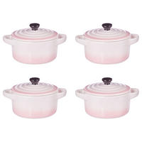AUFLAUFFORM (4er Set) C'est Si Bon - Rosa, Keramik (14/11/8cm) - Butlers