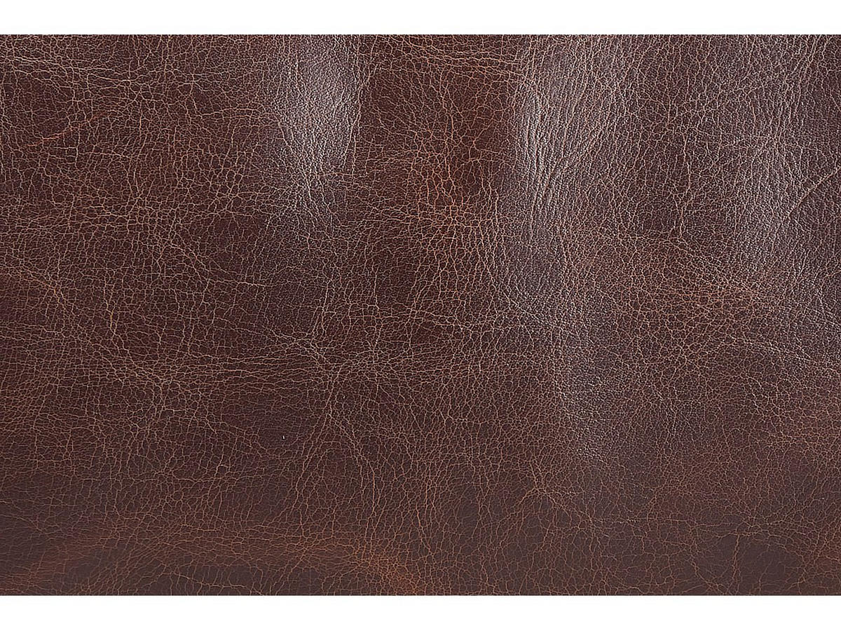 SOFA ohne Schlafmöglichkeit - -Sitzer - Leder - Schokoladenbraun - - Braun, Leder (232/73/90cm) - Vente-Unique