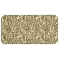 BADEMATTE Abstrakt - Marmor - Grün Badezimmerteppich 120x60 cm - Dunkelgrün, Kunststoff/Textil (120/60cm) - OnlyWow
