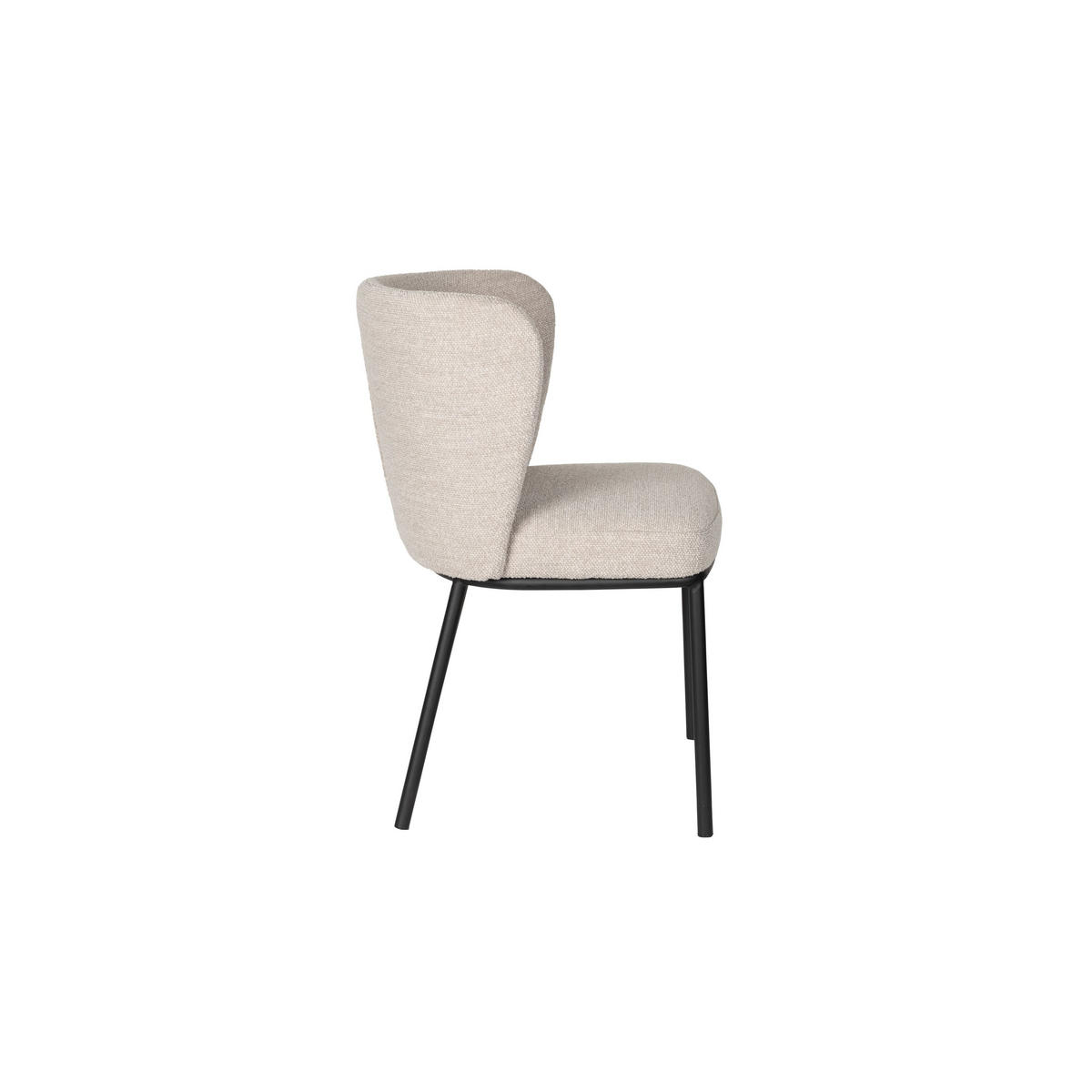 ESSZIMMERSTUHL Guus Beige - 2 er Set - Beige, Metall (55/77/53cm) - Housecraft Living